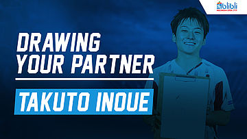 Drawing Your Partner with Takuto Inoue at Blibli Indonesia Open 2018