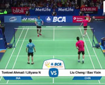 Tontowi Ahmad Liliyana Natsir (INA) VS Liu Cheng Bao Yixin (CHN)