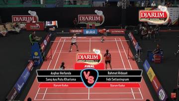 Asghar H/Sang Ayu P (Djarum Kudus) VS Rahmat Hidayat/Febi Setianingrum (Djarum Kudus)