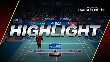 Lin Dan (China) VS Jonatan Christie (INA)