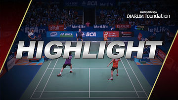 Kevin Sanjaya Sukamuljo/Marcus Fernaldi Gideon (Indonesia) vs Marcus Ellis/Chris Langridge (England)