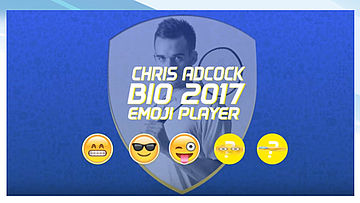 Chris Adcock - Emoji Players at BCA Indonesia Open 2017