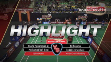 M Fachrikar P Mansur/Brigita Marcelia Rumambi (Jaya Raya Jakarta/Berkat Abadi) VS Reinard Dhanriano/Maretha Dea Giovani (Mutiara Cardinal Bandung)