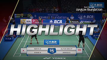 Kenta Kazuno/Ayane Kurihara (JPN) VS Alfian Eko P/Annisa Saufika (INA)