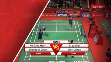 Li Junhui/Liu Yuchen (China) VS Ko Sung Hyun/Shin Baek Cheol (Korea)