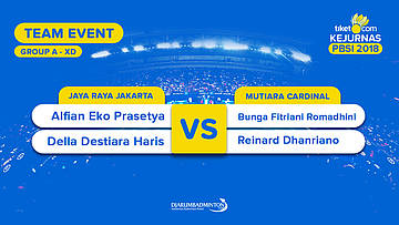 Divisi 1 - Group A | XD | Alfian/Della(Jaya Raya) VS Bunga/Reinard (Mutiara Cardinal)