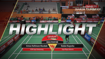 Armas Nafinium Masduki (USM Jaya Semarang) VS Dadan Nugraha (Jaya Raya Jakarta)