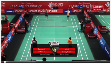 Duanganong A/Natcha S (Granular Thailand) VS Vita M/Puspa I (Djarum Kudus)