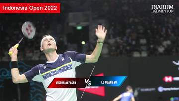 Highlight Match - Viktor AXELSEN vs LU Guang Zu | Indonesia Open 2022