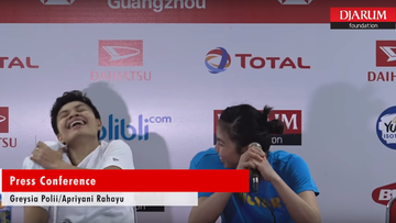 Press Conference - Greysia Polii/Apriyani Rahayu (Indonesia)