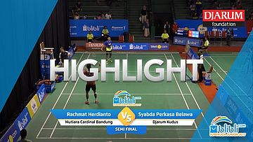 Syabda Perkasa Belawa (Djarum Kudus) VS Rachmat Herdianto (Mutiara Cardinal Bandung)