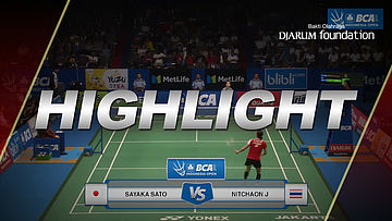 Nitchaon Jindapol (THA) VS Sayaka Sato (JPN) 