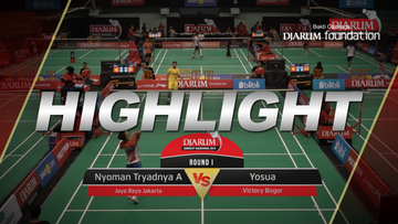 Nyoman Tryadnya Arya Kurniawan (Jaya Raya Jakarta) VS Yosua (Victory Bogor)