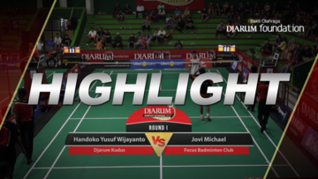 Handoko Yusuf Wijiyanto (Djarum Kudus) VS Jovi Michael (Focus Badminton Club)