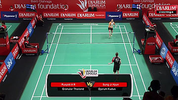 Rusydina Antardayu Riodingin (Granular Thailand) VS Sung Ji Hyun (Djarum Kudus)