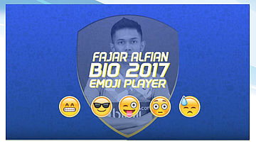 Fajar Alfian - Emoji Players at BCA Indonesia Open 2017