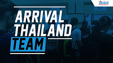 Arrival Thailand Team to Blibli Indonesia Open 2018