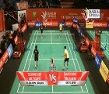 Ade Yusuf S/Selvanus Geh (HI QUA WIMA SURABAYA) VS Takuto Inoue/Yuki Kaneko (UNISYS JAPAN)