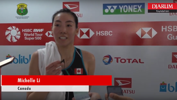 Mix Zone Corner - Michelle Li (Canada)