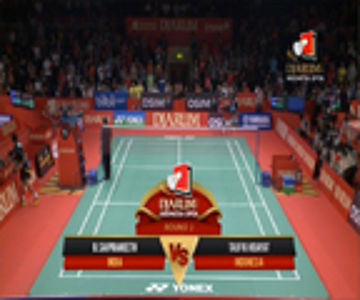 Taufik Hidayat (INDONESIA) VS B. Sai Praneeth (INDIA) Djarum Indonesia Open 2013
