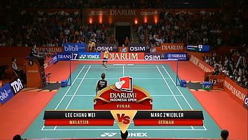 Lee Chong Wei (MALAYSIA) VS Marc Zwiebler (GERMAN) Djarum Indonesia Open 2013