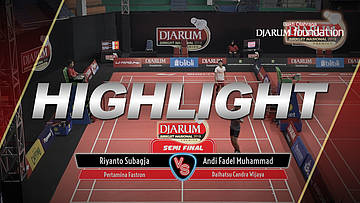 Riyanto Subagja (Pertamina Fastron) VS Andi Fadel Muhammad R (Daihatsu Candra Wijaya)