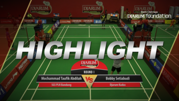 Bobby Setiabudi (Djarum Kudus) VS Mochammad Taufik Abdilah (SGS PLN Bandung)