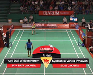 Syalsabila Vahira Irmawan (Exist Jakarta) VS Asti Dwi Widyaningrum (Jaya Raya Jakarta)