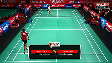 Maria Febe (Djarum Kudus) VS Tanaka Shiho (Hokuto Bank Japan)