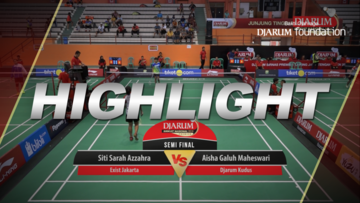 Aisha Galuh Maheswari (Djarum Kudus) VS Siti Sarah Azzahra (Exist Jakarta)