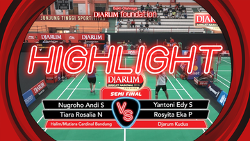 Nugroho Andi S/Tiara Rosalia Nuraidah (Halim/Mutiara Cardinal Bandung) VS Yantoni Edy Saputra/Rosyita Eka P (Djarum Kudus)