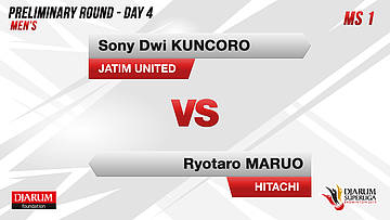 MS1 | SONY DWI KUNCORO (JATIM UNITED) VS RYOTARO MARUO (HITACHI JAPAN)