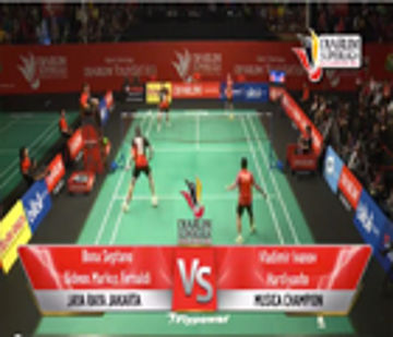 Bona S. / Gideon Markus F. (JAYA RAYA JAKARTA) VS V. Ivanov / Hardiyanto (MUSICA CHAMPION) 