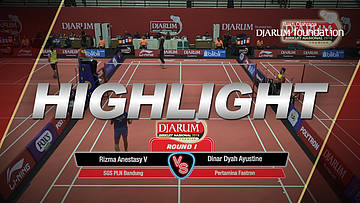 Rizma Anestasy Violeta (SGS PLN Bandung) VS Dinar Dyah Ayustine (Pertamina Fastron)