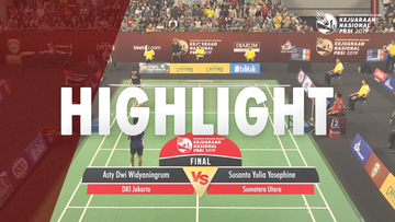 1.Asty Dwi Widyaningrum (DKI Jakarta) VS Susanto Yulia Yosephine (Sumatera Utara)