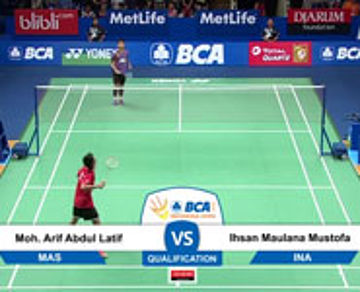 Ihsan Maulana Mustofa (INA) VS M. Arif Abdul Latif (MAS)
