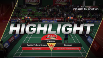 Syabda Perkasa Belawa (Djarum Kudus) VS Alamsyah (Asep Suharno Badminton Academy)
