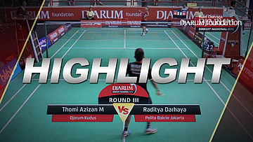 Thomi Azizan M (Djarum Kudus) VS Raditya Darhaya (Pelita Bakrie Jakarta) 