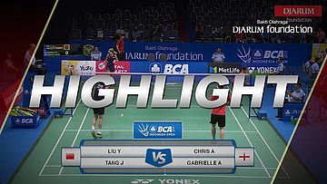 Chris Adcock/Gabrielle Adcock (ENG) vs Liu Yuchen/Tang Jinhua (CHN)