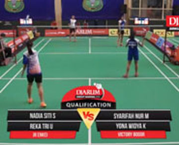 Nadia Siti/Reka Tri (JR Enkei) VS Syarifah Nur/Yona Widya (Victory Bogor)